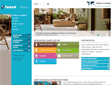 Tablet Screenshot of bytove.tarkett.sk
