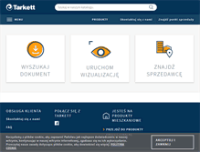 Tablet Screenshot of mieszkaniowe.tarkett.pl